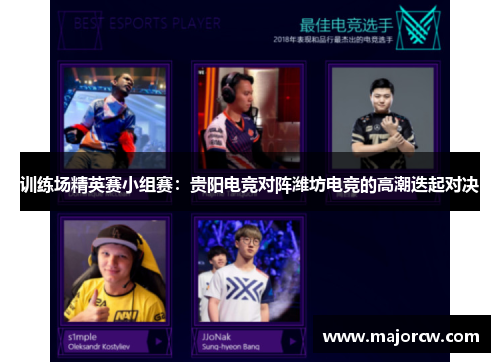 训练场精英赛小组赛：贵阳电竞对阵潍坊电竞的高潮迭起对决